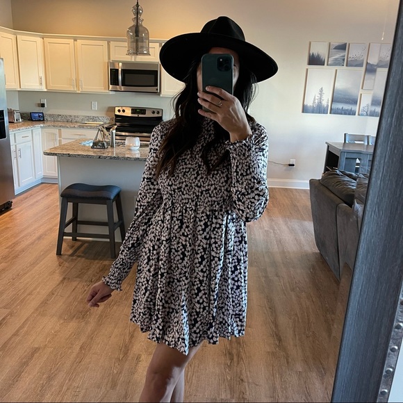 Cherry Blossom Empire Babydoll Dress - Picture 5 of 12